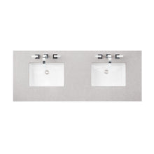 Load image into Gallery viewer, James Martin Bristol 60&quot; Whitewashed Walnut Double Vanity