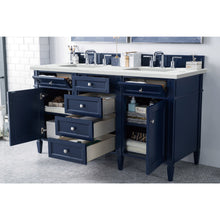 Load image into Gallery viewer, James Martin Brittany 60&quot;  Victory Blue Double Vanity