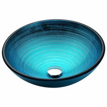 Load image into Gallery viewer, Taba Series Deco-Glass Vessel Sink in Lustrous Blue- Anzzi
