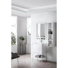 Load image into Gallery viewer, James Martin Milan 23.6&quot; Glossy White Single Vanity with Base