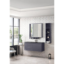 Load image into Gallery viewer, James Martin Milan 47.3&quot; Modern Grey Glossy Single Vanity