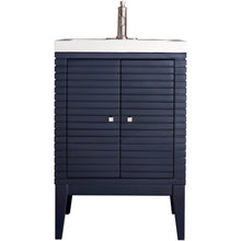 Load image into Gallery viewer, James Martin Linden 24&quot; Navy Blue Single Vanity Cabinet- James Martin