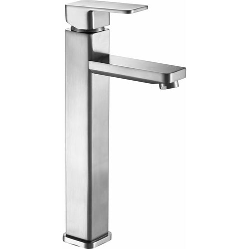 Nettuno Single Handle Vessel Sink Bathroom Faucet in Brushed Nickel- Anzzi