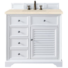 Load image into Gallery viewer, James Martin Savannah 36&quot; Bright White Single Vanity- James Martin