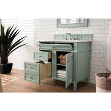 Load image into Gallery viewer, James Martin Brittany 36&quot;Sage Green Single Vanity