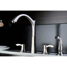 Load image into Gallery viewer, VANGUARD Undermount Stainless Steel 30 in. 0-Hole Kitchen Sink and Faucet Set with Soave Faucet in Brushed Nickel- Anzzi