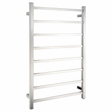 Load image into Gallery viewer, Bell 8-Bar Electric Towel Warmer in Brushed Nickel- Anzzi