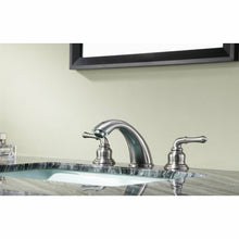 Load image into Gallery viewer, Princess 8 in. Widespread 2-Handle Bathroom Faucet in Brushed Nickel- Anzzi