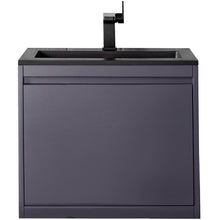 Load image into Gallery viewer, James Martin Milan 23.6&quot; Modern Grey Glossy Single Vanity- James Martin