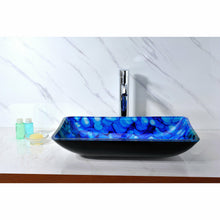 Load image into Gallery viewer, Voce Series Deco-Glass Vessel Sink in Lustrous Blue- Anzzi