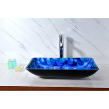 Load image into Gallery viewer, Avao Series Deco-Glass Vessel Sink in Lustrous Blue- Anzzi