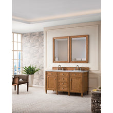 Load image into Gallery viewer, James Martin Brittany 60&quot;  Saddle Brown Double Vanity