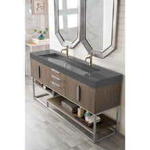 Load image into Gallery viewer, James Martin Columbia 72&quot; Ash Gray Double Vanity