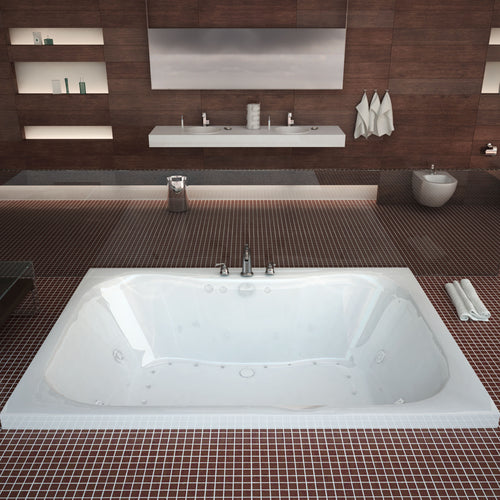 Atlantis Whirlpools Neptune 40 x 60 Rectangular Air & Whirlpool Jetted Bathtub- Atlantis Whirlpools