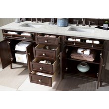 Load image into Gallery viewer, James Martin Brittany 72&quot;  Burnished Mahogany Double Vanity