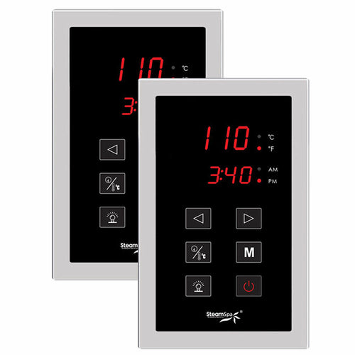 SteamSpa Dual Touch Control Panel- SteamSpa