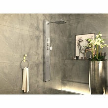 Load image into Gallery viewer, Lann 53 in. 3-Jetted Full Body Shower Panel with Heavy Rain Showerhead and Spray Wand in Chrome- Anzzi