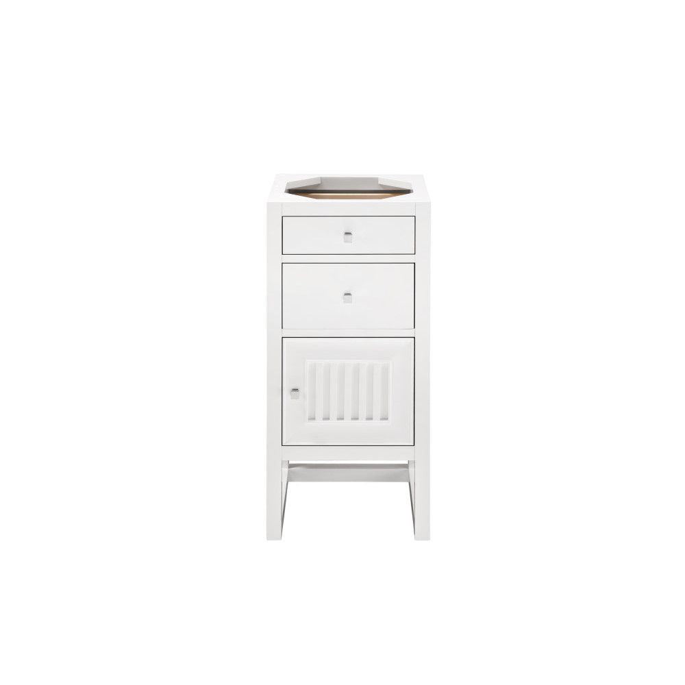 James Martin Athens 15 Cabinet w/ Drawers & Door Glossy White