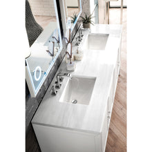 Load image into Gallery viewer, James Martin Athens 72&quot; Glossy White Double Vanity