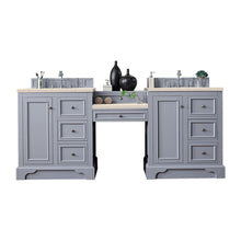 Load image into Gallery viewer, James Martin De Soto 82&quot; Silver Gray Double Vanity Set- James Martin