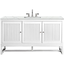 Load image into Gallery viewer, James Martin Athens 60&quot; Glossy White Single Vanity- James Martin