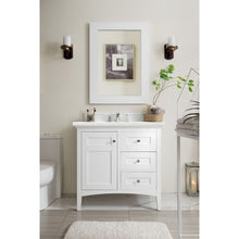Load image into Gallery viewer, James Martin Palisades 36&quot; Bright White Single Vanity
