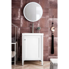 Load image into Gallery viewer, James Martin Britannia 24&quot; Glossy White Single Vanity