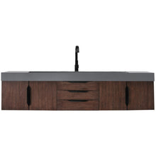 Load image into Gallery viewer, James Martin Mercer Island 72&quot; Coffee Oak - Matte Black Single Vanity- James Martin