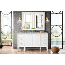Load image into Gallery viewer, James Martin Addison 60&quot; Glossy White Single Vanity