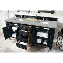 Load image into Gallery viewer, James Martin Brittany 72&quot;  Black Onyx Double Vanity