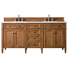 Load image into Gallery viewer, James Martin Brittany 72&quot;  Saddle Brown Double Vanity- James Martin